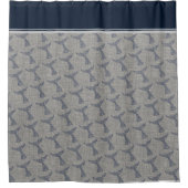 Rideaux De Douche Ligne de voile nautique (Devant)