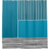 Rideaux De Douche Lignes Abstraites (Devant)