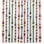 Rideaux De Douche Lignes atomiques (Devant)