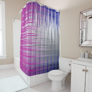 Rideaux De Douche lignes croisées