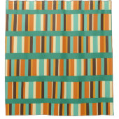 Rideaux De Douche Lignes de bandes (Devant)