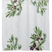 Rideaux De Douche L'île méditerranéenne grecque Feuille d'olive (Devant)