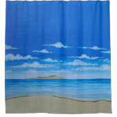 Rideaux De Douche L'île tropicale (Devant)