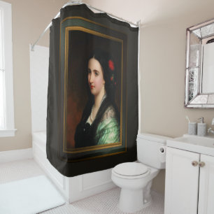 Rideaux De Douche L'impératrice Carlota du Mexique par Hermann Winte