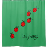 Rideaux De Douche Line of Ladybugs Shower Curtain (Devant)