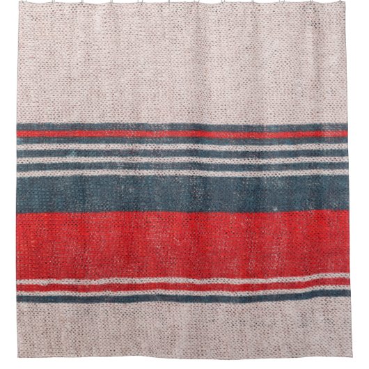 Rideaux De Douche Linge de linge de maison rouge : Texture des vêtem (Devant)
