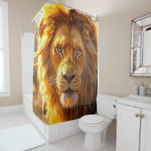 Rideaux De Douche Lion (En situation)