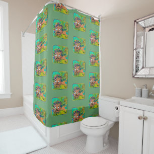 Rideaux De Douche Lion bébé "Art by Kids"