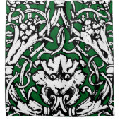 Rideaux De Douche Lion de nouage du début du XXe siècle (Devant)