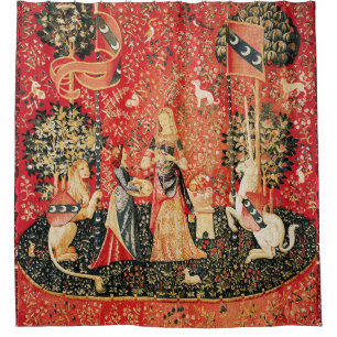 Rideaux De Douche Lion D'ENFANCE ET D'UNICORN, Fleurs D'Imaginaires,