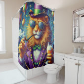 Rideaux De Douche Lion/Louisiana Mardi Gras (En situation)
