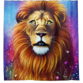 Rideaux De Douche Lion puissant (Devant)