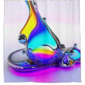 Rideaux De Douche Liquide Iridescendant (Devant)