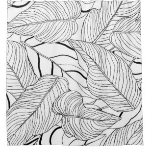 Rideaux De Douche Liquide motif sans soudure, longue encre d'art feu