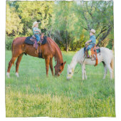 Rideaux De Douche Little Cowboys (Teriva Drymalla- McGee) (Devant)
