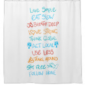 Rideaux De Douche Live Simple 2 (Devant)