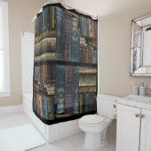 Rideaux De Douche Livresque (En situation)