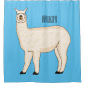 Rideaux De Douche Llama (Devant)