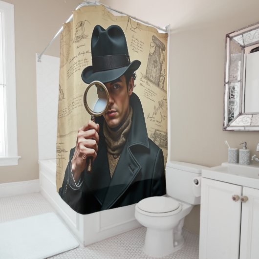 Rideaux De Douche L'Observant (En situation)