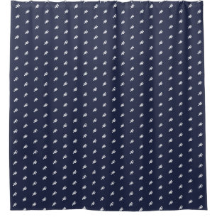 Rideaux De Douche Lobster Ocean Bleu et blanc Ensemble de serviettes