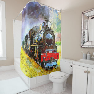 Rideaux De Douche Locomotive 778 