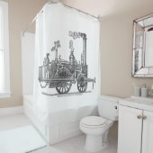 Rideaux De Douche Locomotive à vapeur précoce (En situation)