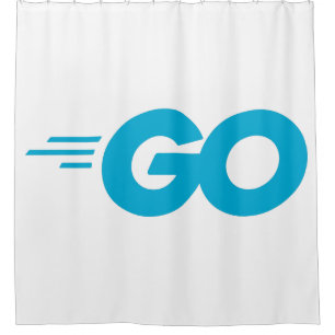 Rideaux De Douche Logo Golang (Go Programming Language)