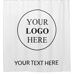 Rideaux De Douche Logo promotionnel personnalisé - Pas de commande m