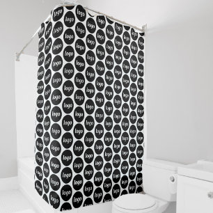 Rideaux De Douche Logo simple Motif d'entreprise