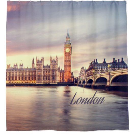 Rideaux De Douche Londres Big Ben (Devant)