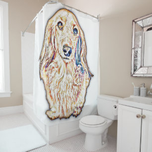 Rideaux De Douche Longue Cheveux Dachshund Cadeaux mignon Doxie Wien