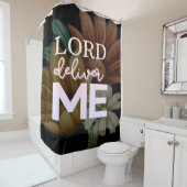 Rideaux De Douche Lord Deliver Me - Floral (En situation)