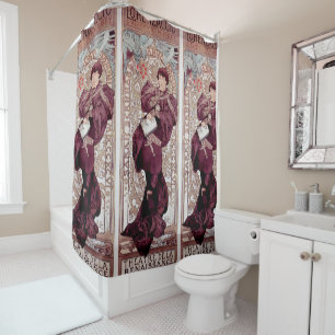 Rideaux De Douche Lorenzaccio, Alphonse Mucha, Sarah Bernhardt,