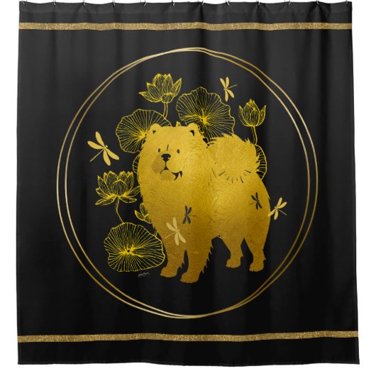 RIDEAUX DE DOUCHE LORSQUE LES DRAGONS VOLENT CHOQUER (Devant)