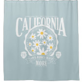 Rideaux De Douche Los Angeles California Floral Graphic (Devant)