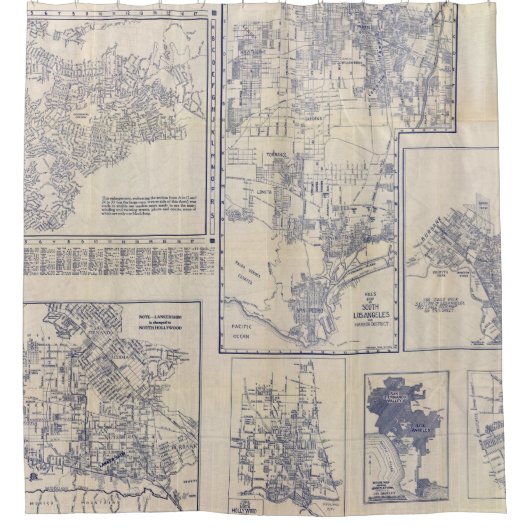 Rideaux De Douche Los Angeles, la Californie (Devant)