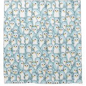 Rideaux De Douche Lots de Pingouins (Devant)