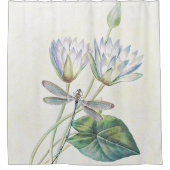 Rideaux De Douche Lotus et libellules (Devant)