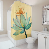 Rideaux De Douche Lotus Flower (En situation)