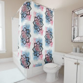 Rideaux De Douche Lotus Mandala (En situation)