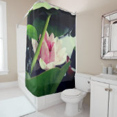 Rideaux De Douche Lotus rose (En situation)