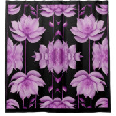 Rideaux De Douche Lotus violet rouge (Devant)
