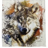 Rideaux De Douche Loup (Devant)