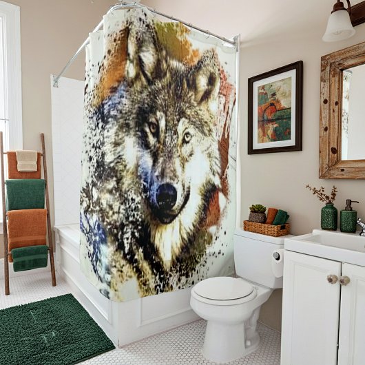 Rideaux De Douche Loup