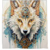 Rideaux De Douche Loup Steampunk Rustclaw (Devant)