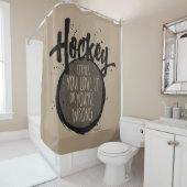 Rideaux De Douche Love Hockey (En situation)