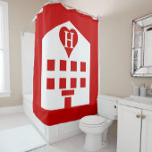 Rideaux De Douche Love Hotel Japanese Emoji (En situation)