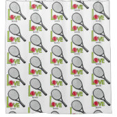 Rideaux De Douche Love tennis (Devant)