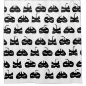 Rideaux De Douche Lucky Black Cats Amigos (Devant)