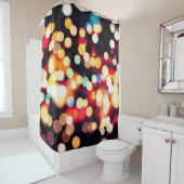 Rideaux De Douche Lumière Abstraite : Arrière - plan de texture simp (En situation)